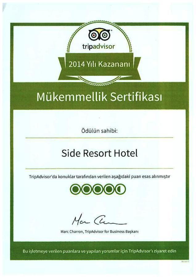 Calimera Side Resort Kültér fotó